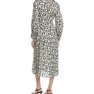 Rebecca Taylor Black and White Pleated Sundress